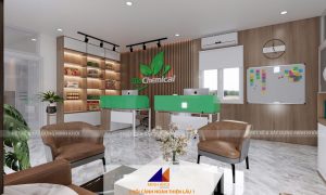 Thiết kế văn phòng tại Bến Cát trọn gói - Công ty Xây dựng Minh Khôi