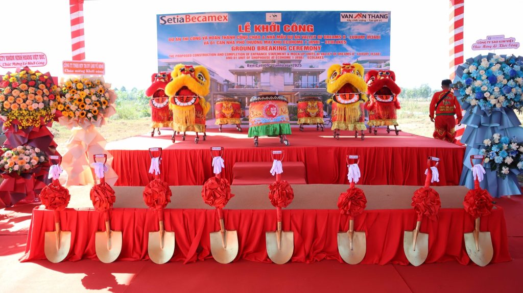 LỄ KHỞI CÔNG DỰ ÁN VALLEY OF DREAMS II - LUXURY VÀ NHÀ PHỐ THƯƠNG MẠI ECOLAKES