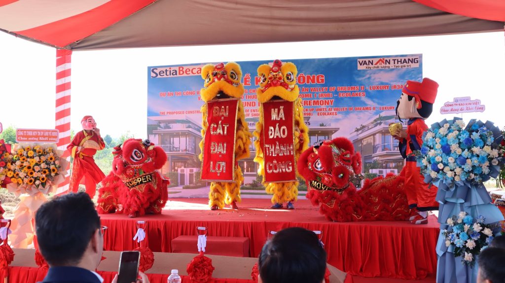 LỄ KHỞI CÔNG DỰ ÁN VALLEY OF DREAMS II - LUXURY VÀ NHÀ PHỐ THƯƠNG MẠI ECOLAKES