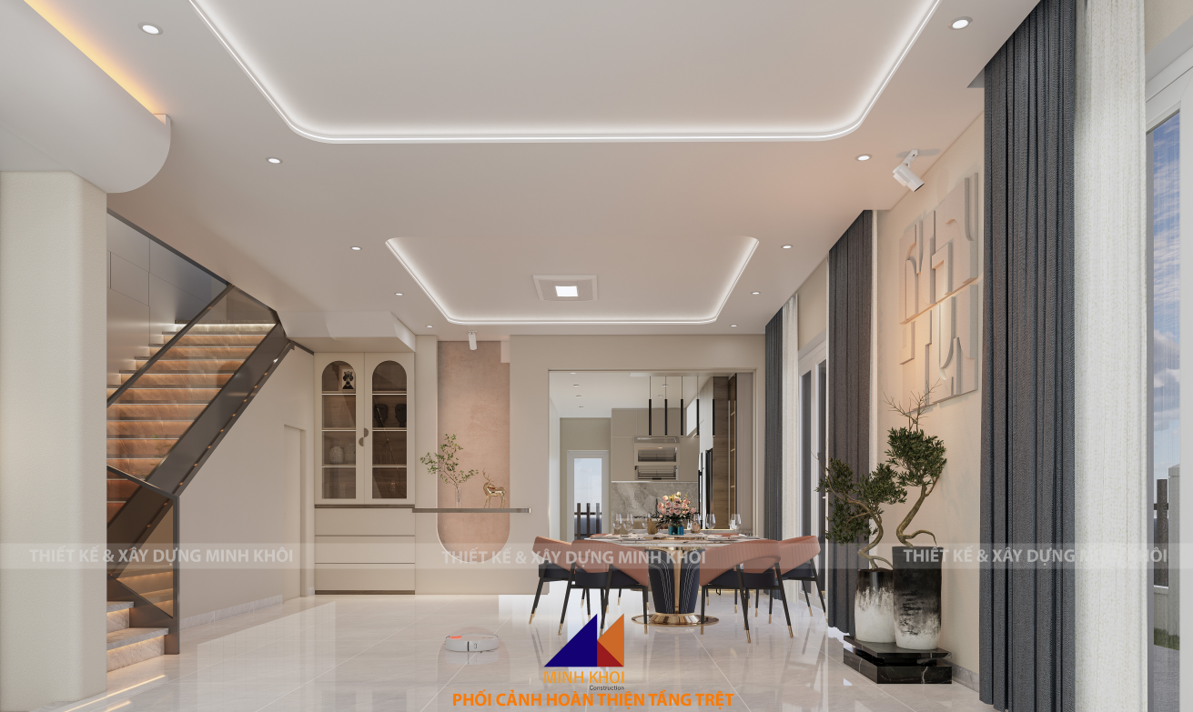 thiết kế nội thất đồng bộ, tinh tế và hiện đại