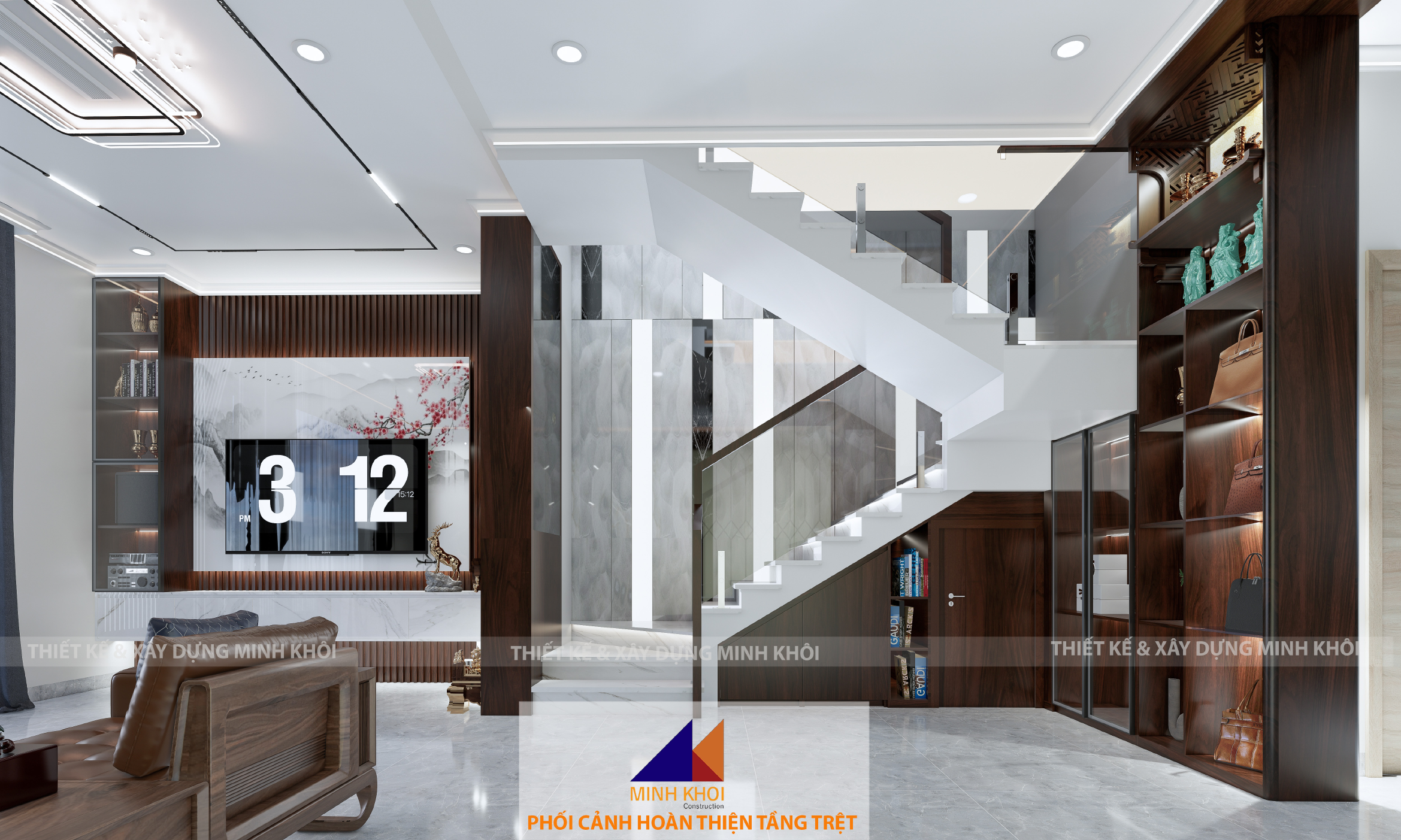 dự án hoàn thiện phòng khách nhà phố C4.24
