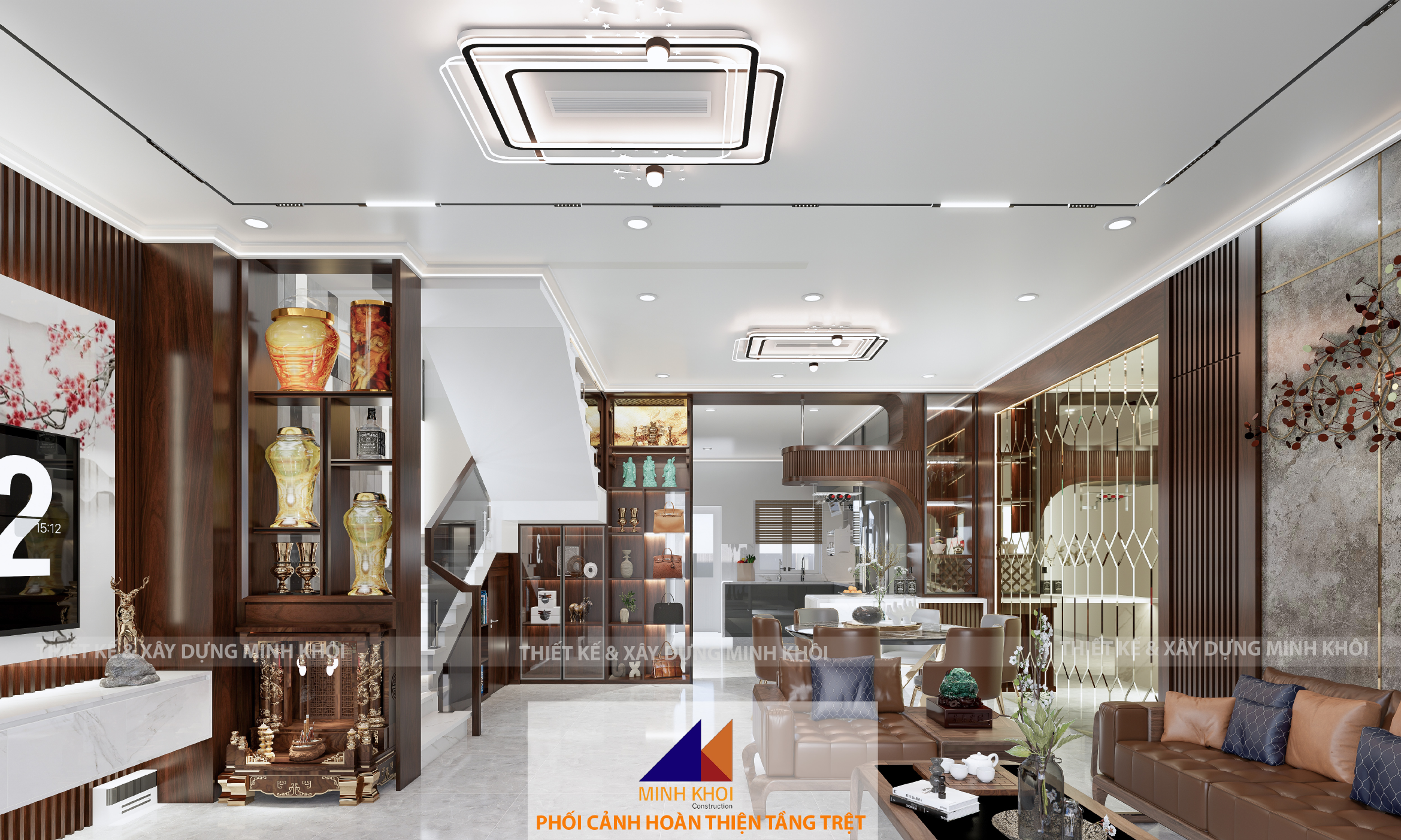 dự án hoàn thiện phòng khách nhà phố C4.24
