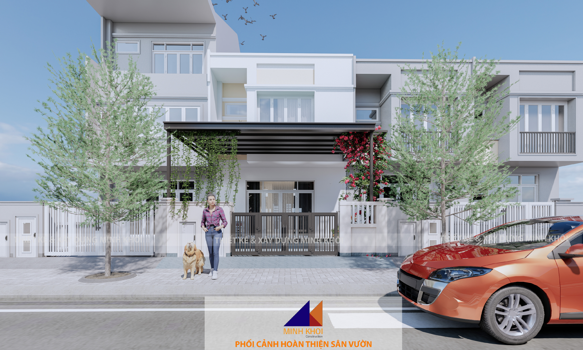 dự án hoàn thiện sân vườn nhà phố C4.24