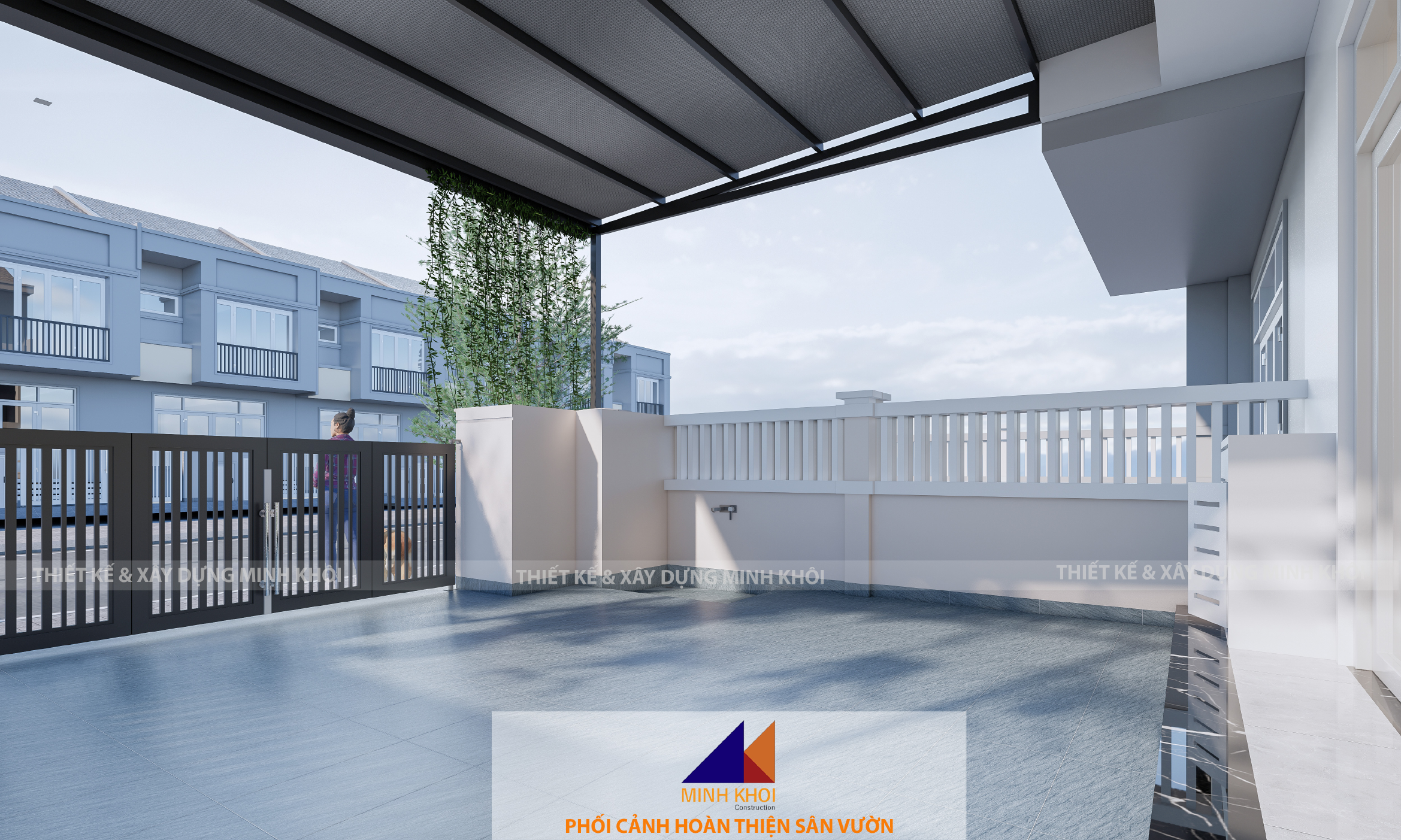 dự án hoàn thiện sân vườn nhà phố C4.24