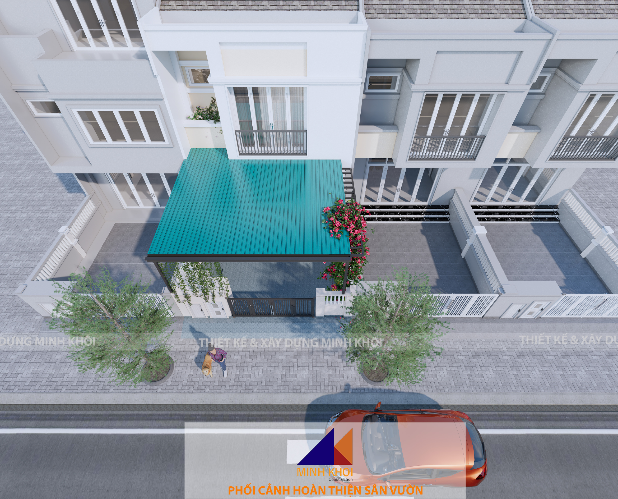 dự án hoàn thiện sân vườn nhà phố C4.24
