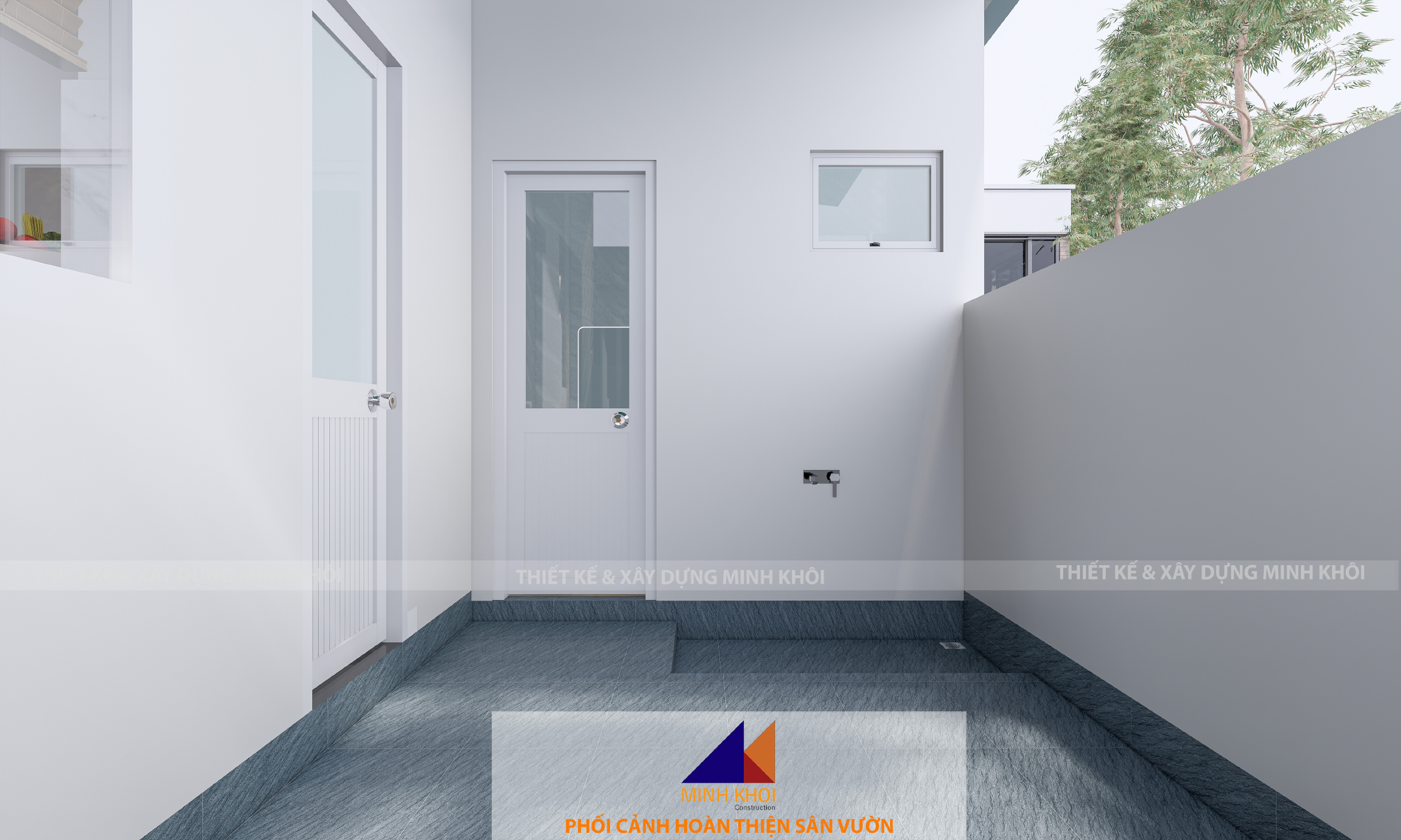 dự án hoàn thiện sân vườn nhà phố C4.24