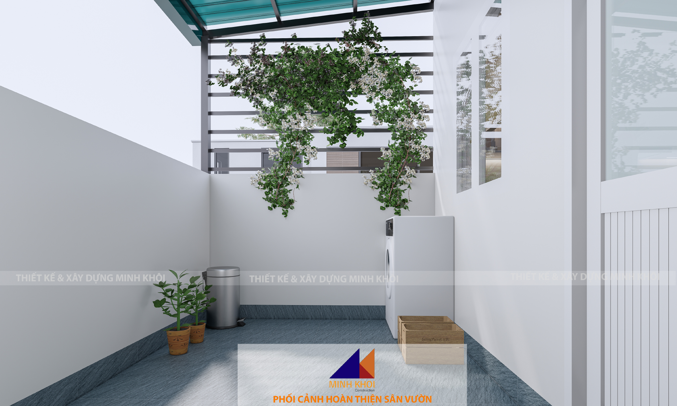 dự án hoàn thiện sân vườn nhà phố C4.24