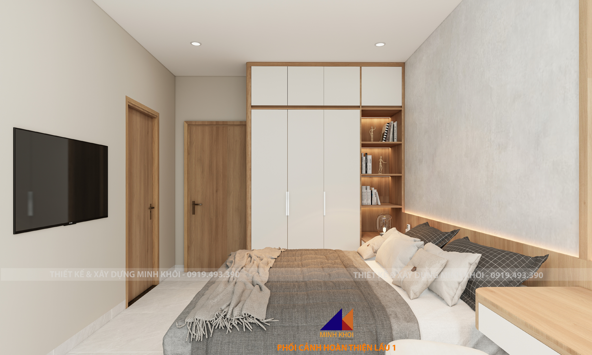 dự án hoàn thiện lầu 1 nhà phố ecolakes C3-28