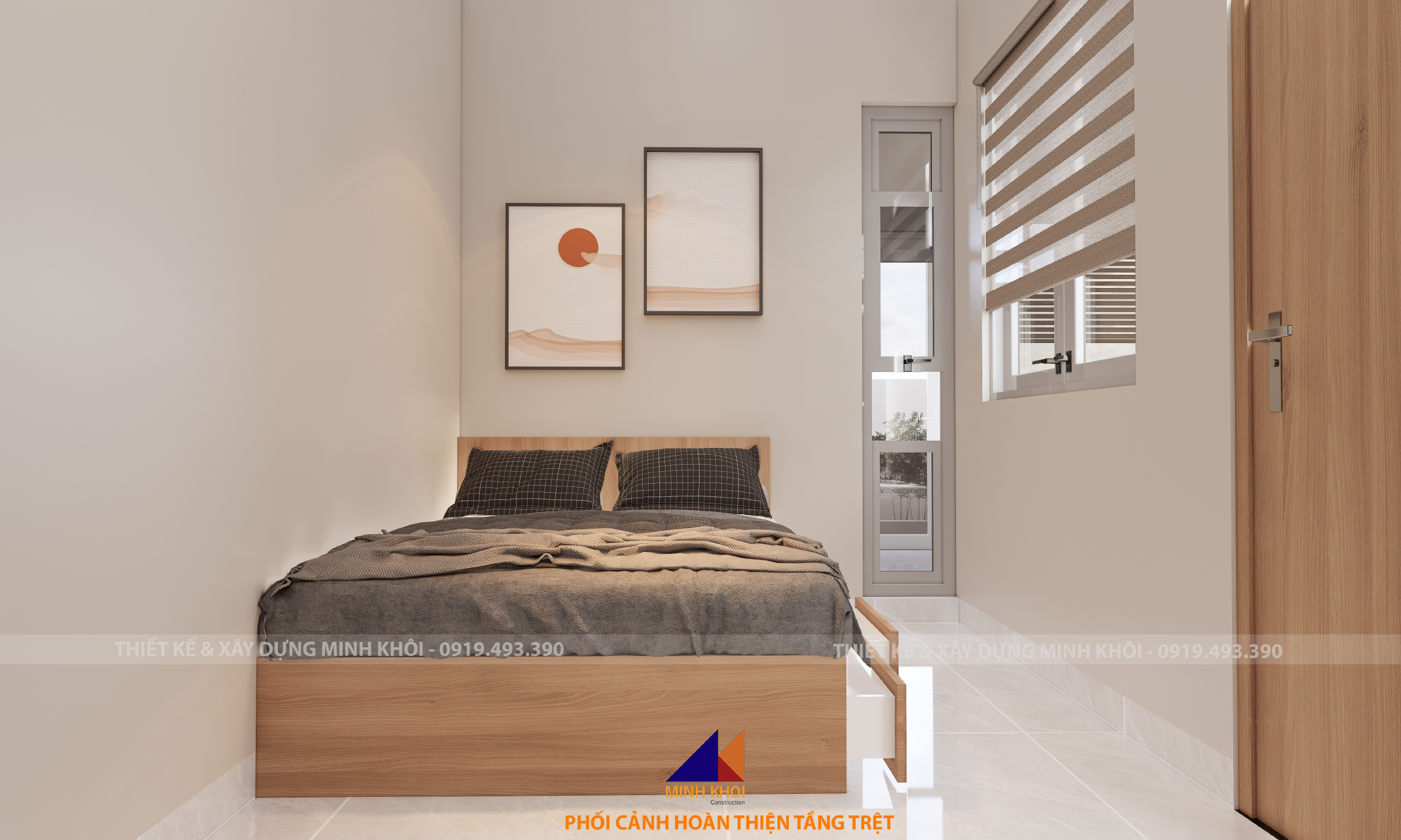 dự án hoàn thiện lầu 1 nhà phố ecolakes C3-28